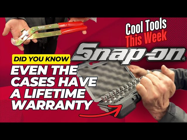 Snap On Tool Warranty Covers The Cases, Plus New Tools On The Truck Today!