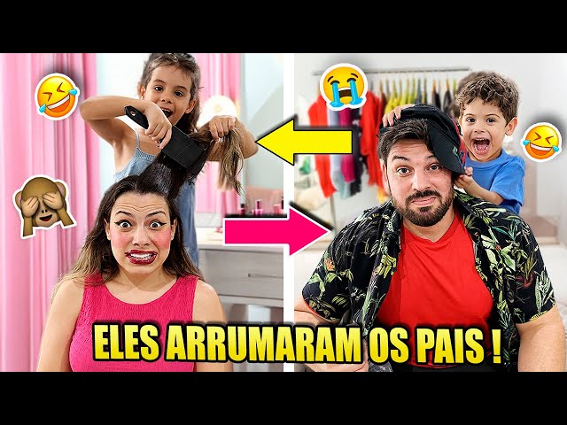 NOSSOS FILHOS NOS ARRUMARAM PARA IR NO SHOPPING PASSEAR * Arrependidos! kkk | Kathy Castricini