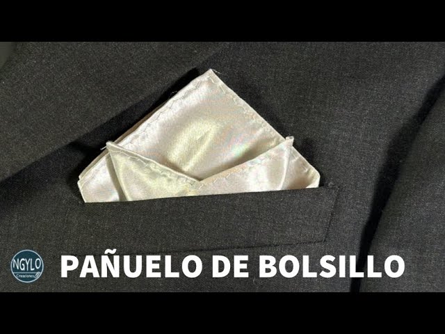 Cómo doblar un pañuelo de bolsillo - Diamond Fold | DIY Pañuelos de bolsillo