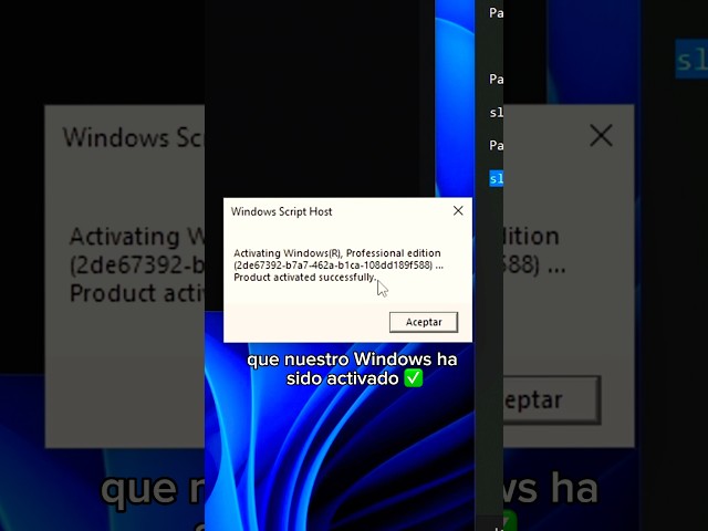 Cómo Activar Windows desde CMD 😱 #shorts