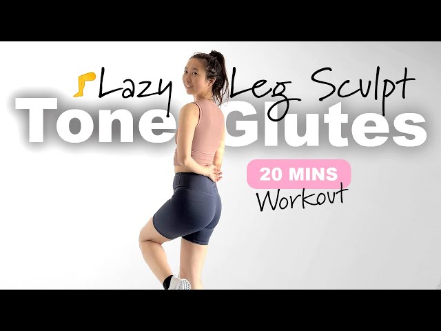 20-Min Lazy Workout | Tone Your Legs & Glutes on a Sofa, Bed, or While Holding Your Phone! 🍑 🦵