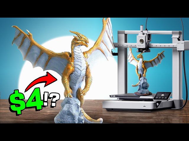 How to FDM Print an ANCIENT DRAGON! (*and paint it)