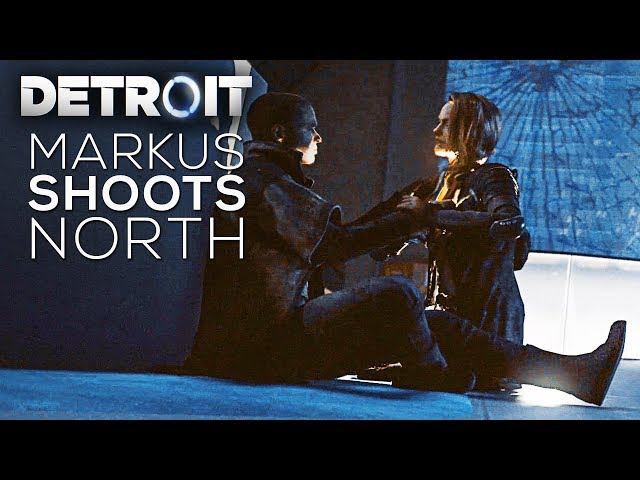 Markus Shoots North After Kissing Her Goodbye (SAD ENDING) - DETROIT BECOME HUMAN