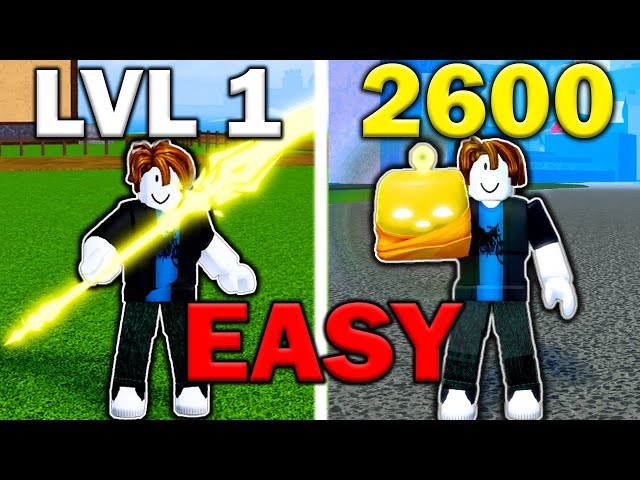 Noob To Max THE EASY WAY In Blox Fruits [FULL MOVIE]