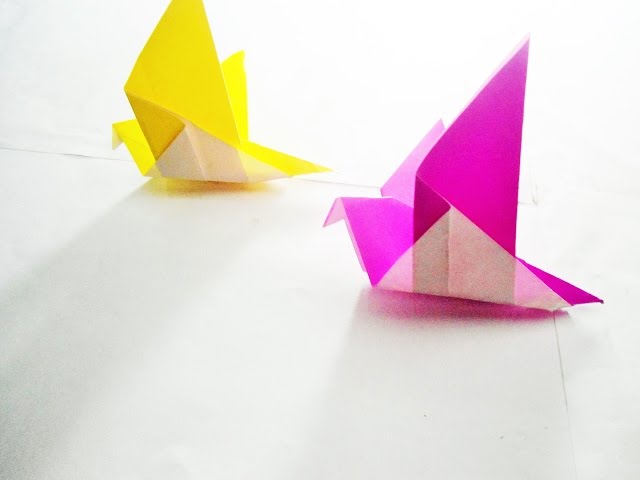 Origami Pigeon (Step by step)