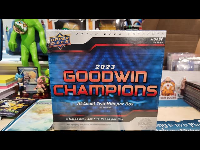 2023 Upper Deck Goodwin Champions Hobby Box! Huge Exquisite Autograph Hit!!!!