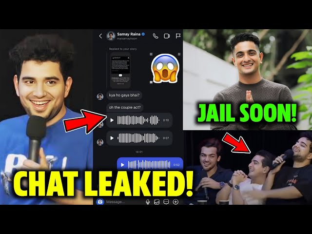 Samay Raina Chat & Recording Leaked | Ranveer Allahbadia Jail Soon?  India's Got Latent