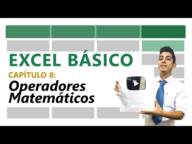 08 | Como sumar, restar, dividir y  multiplicar en Excel (Operadores Matemáticos)