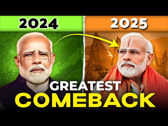 How Modi BOUNCED BACK after Lok Sabha Downfall?