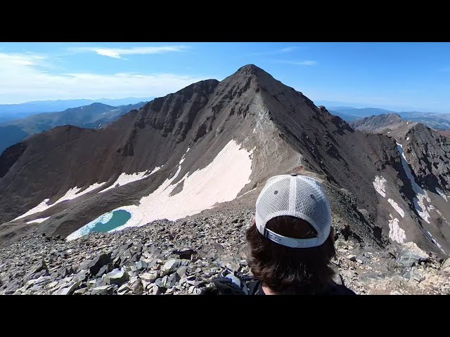 Castle and Conundrum Peaks to the 2WD TH - RAW 360-DEGREE TRAIL VIDEO