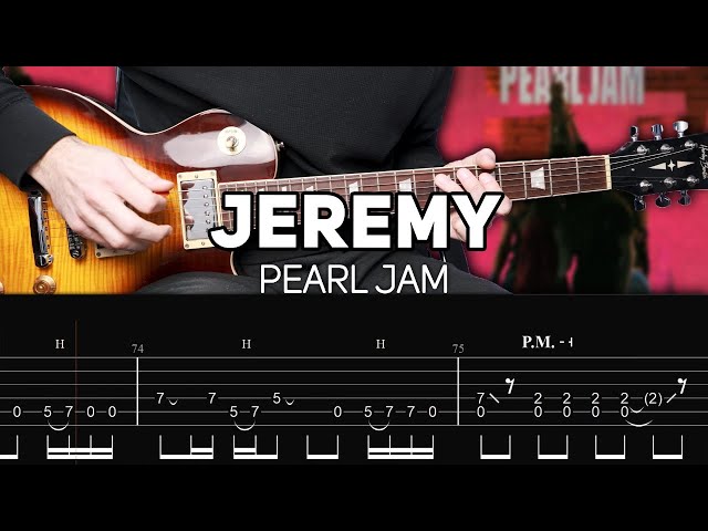 Pearl Jam - Jeremy (Guitar lesson with TAB)