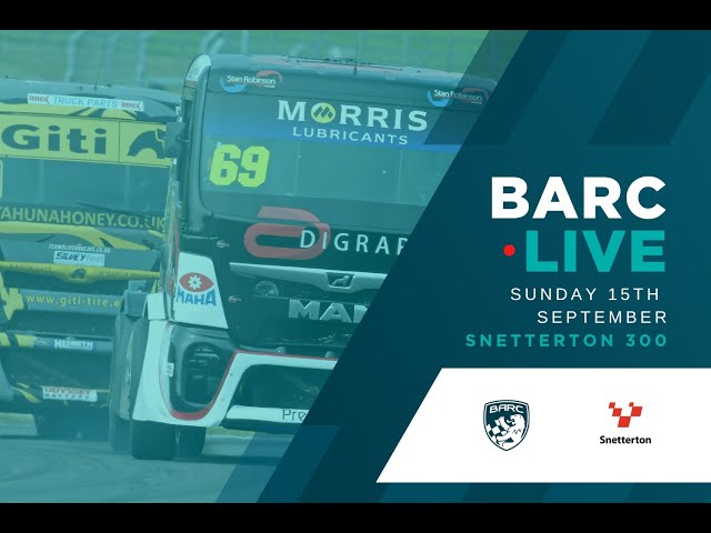 BARC LIVE | Snetterton 300 | September 15th 2024