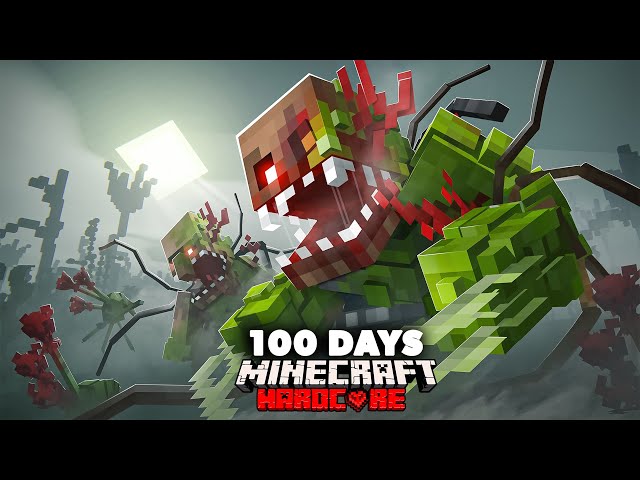 I Spent 100 Days in a Flood Infection in Hardcore Minecraft... Here's What Happened