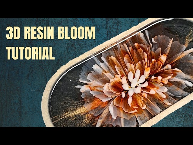 Stunning Big 3D RESIN BLOOM Tutorial (with subtitle)