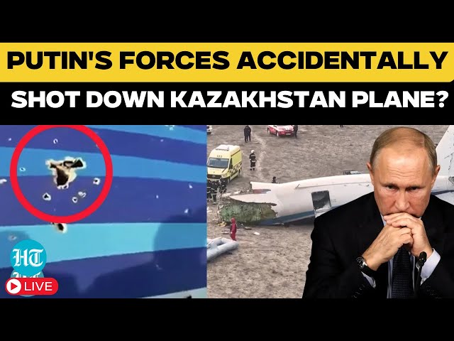 LIVE:Big Twist In Kazakhstan Plane Crash; Viral Video Viral Video Sparks Russian Involvement Claims