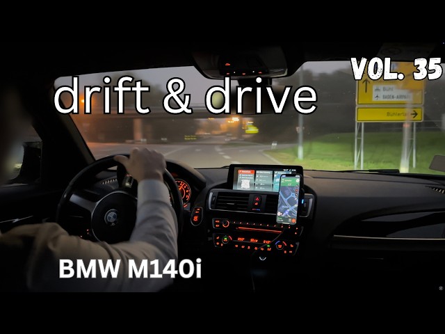 Night drive BMW M140i - drift & drive vol. 35