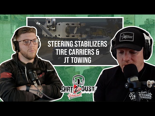 Steering Stabilizers Cause Death Wobble? JT Tow Ratings & JL Tire Carriers | Mailbag Q&A