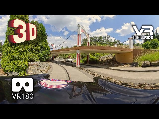 Unbelievable 3D VR180 Onboard Rocky Mountain Rally - Fort Fun Abenteuerland - VR ThrillRide