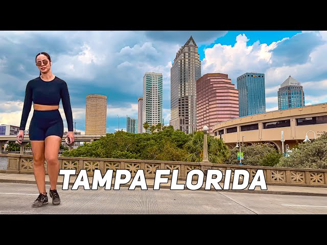 TAMPA FLORIDA 4K HDR Walking Tour