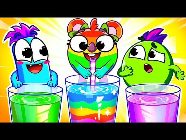 Rainbow Juice Song 🌈 Colors Song | Funny Kids Songs And Nursery Rhymes