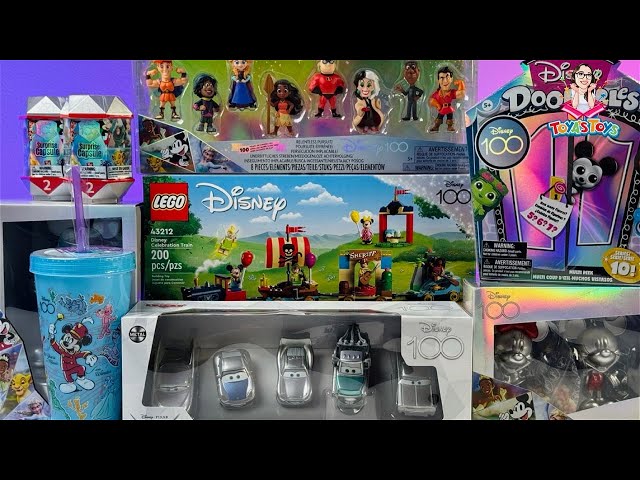 Disney 100 Years of Wonder Collection Unboxing Review | Pixar Cars Set of Collectibles