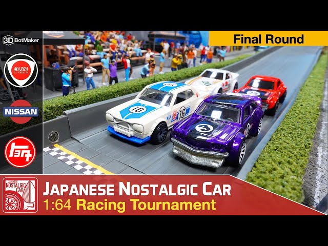 Japanese Nostalgic Car Tournament (Final Round) JDM Diecast Racing