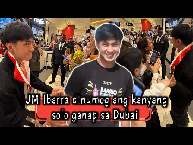 JM Ibarra dinumog ang kanyang solo ganap sa Dubai