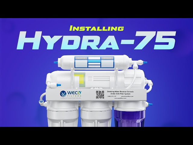 Installing Hydra-75 Reverse Osmosis Drinking Water Systems