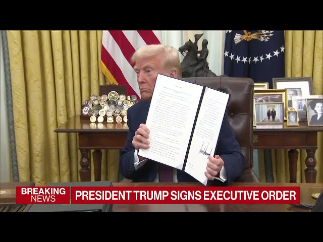 Trump Signs Executive Orders on AI, Crypto, JFK, MLK