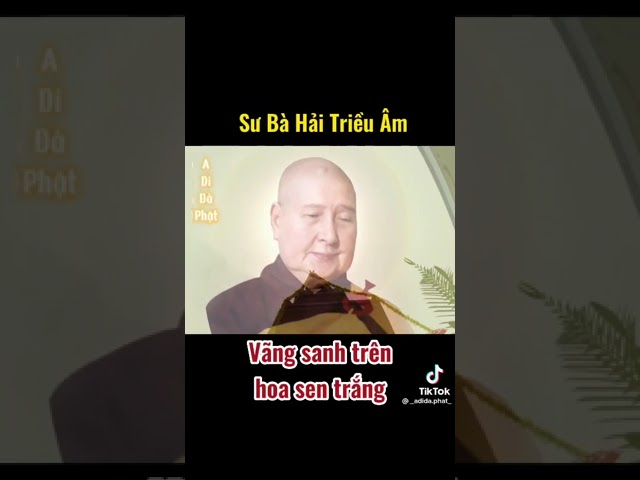 [Gương Vãng Sanh]: Sư Bà Hải Triều Âm Vãng Sanh Trên Hoa Sen Trắng.