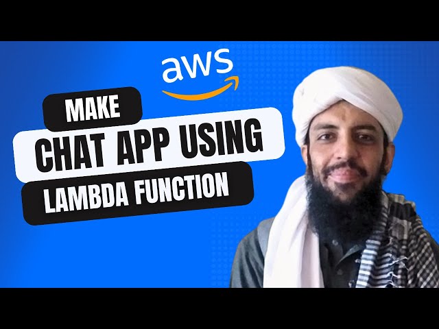 AWS App | Making a Chat App using Lambda function and Web Socket