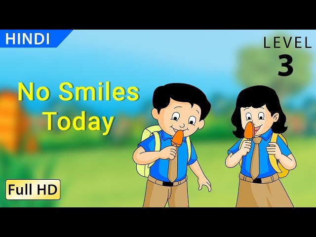 No Smiles Today : Learn Hindi with subtitles - Story for Children "BookBox.com"