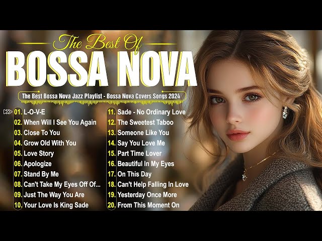 Bossa Nova Cover Songs 2025🎵Smooth & Relaxing Jazz🌿Best Bossa Nova Collection