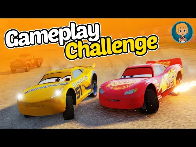 Lightning McQueen - Fast as Lightning Cars Franceso Bernoulli Gameplay (Gertit ToysReview)