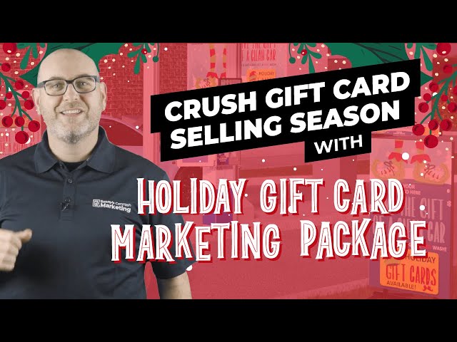 Boost Sales this Holiday Season with SLAMs Holiday Gift Card Car Wash Marketing Package 2023