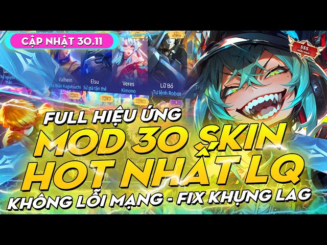 Hướng Dẫn Mod Skin Liên Quân Mùa 4 S23 Full Hiệu Ứng Sau Cập Nhật 30/11 | MOD SKIN PRO - VER1