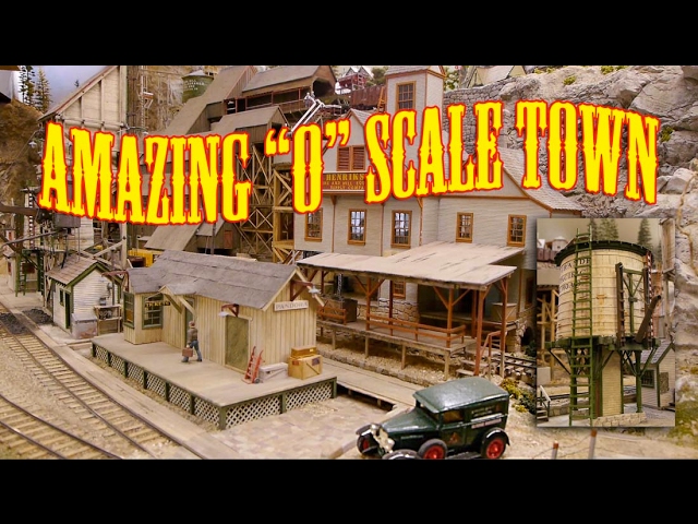 Amazing "O" Scale Town!!