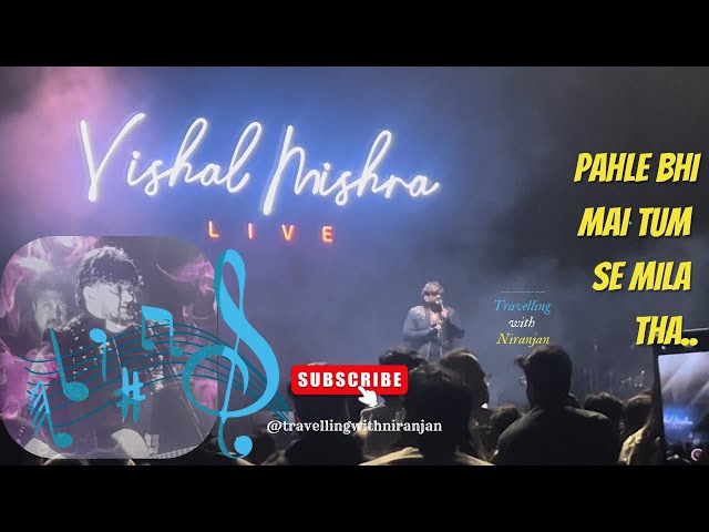 Animal Movie Song : Pahle bhi mai | Vishal Mishra live Performance ​⁠| @Travellingwithniranjan