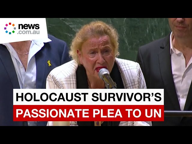 Rule with 'love and not hate': Holocaust survivor pleads with UN