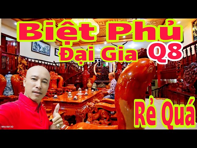 🛑Biệt Phủ Gỗ Quý Đại Gia Quận 8 Bán Quá Rẻ 1300m2 SD Đẹp Mê Luôn Cách Q1 15 Phút | Nhà Đất SG