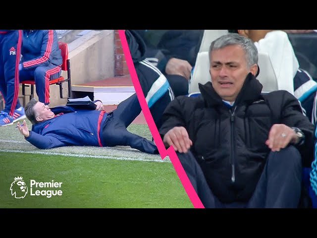 HILARIOUS Premier League Managers' Sideline Antics (Part One) ft. Van Gaal, Mourinho & more