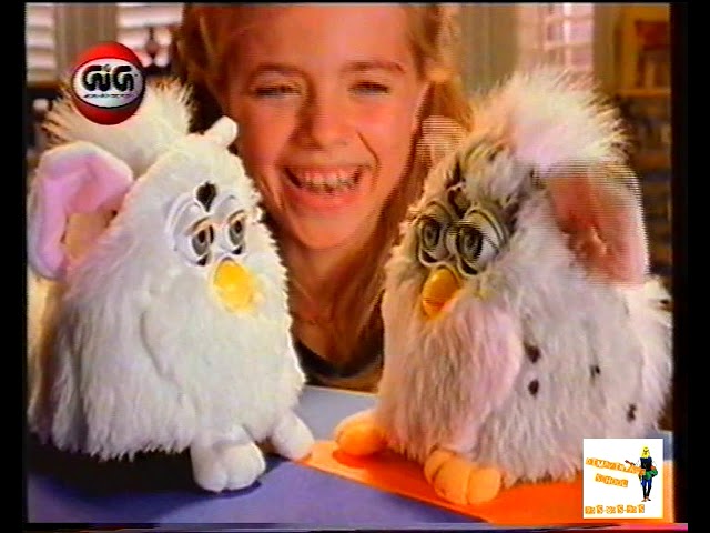 SPOT GIG 1999 FURBY pubblicità anni 80 90 natale vintage toys tiger electronics