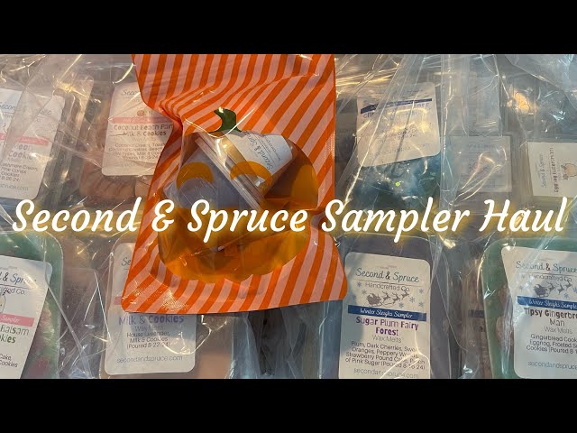 Second & Spruce Sampler Haul #vendorwax #waxcommunity