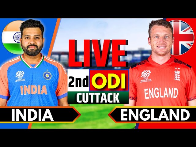 India vs England, 2nd ODI | Live Cricket Match Today | IND vs ENG Live Match Today | INDIA BATTING