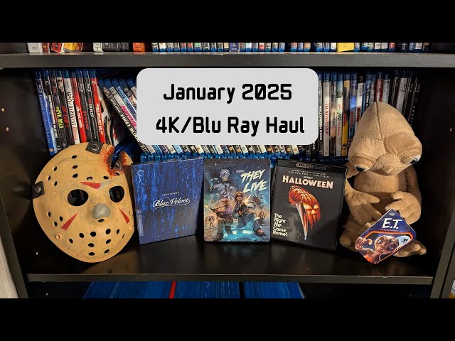 My January 2025 4K/Blu Ray Haul