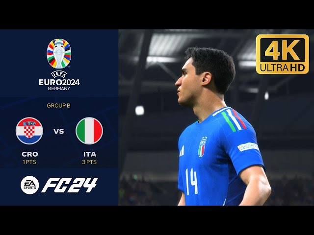 FC 24 - CROATIA VS ITALY | GROUP STAGE | EUFA EURO 2024 [4K]