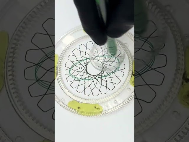 Watch These Shapes Form Like Magic: Hypnotic Spirograph Creations #art #asmr #spirograph #shorts