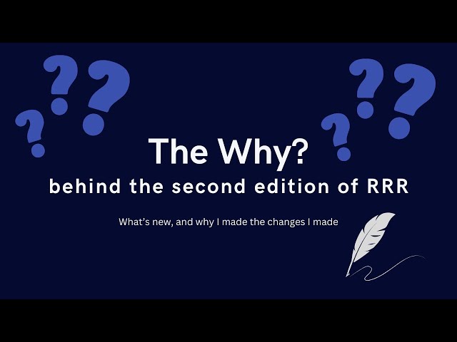 The WHY behind the Second Edition of Rehabilitate Rewire Recover!