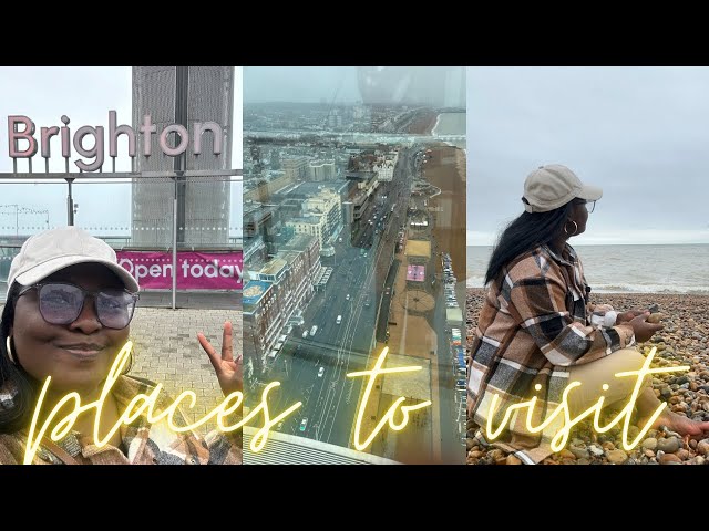 Explore Brighton with me | Places to visit in the UK