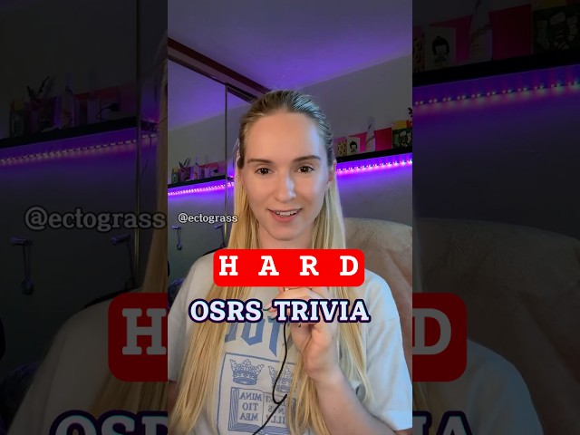 Oldschool RuneScape Trivia 5: Hard #osrs #runescape #shorts #oldschoolrunescape